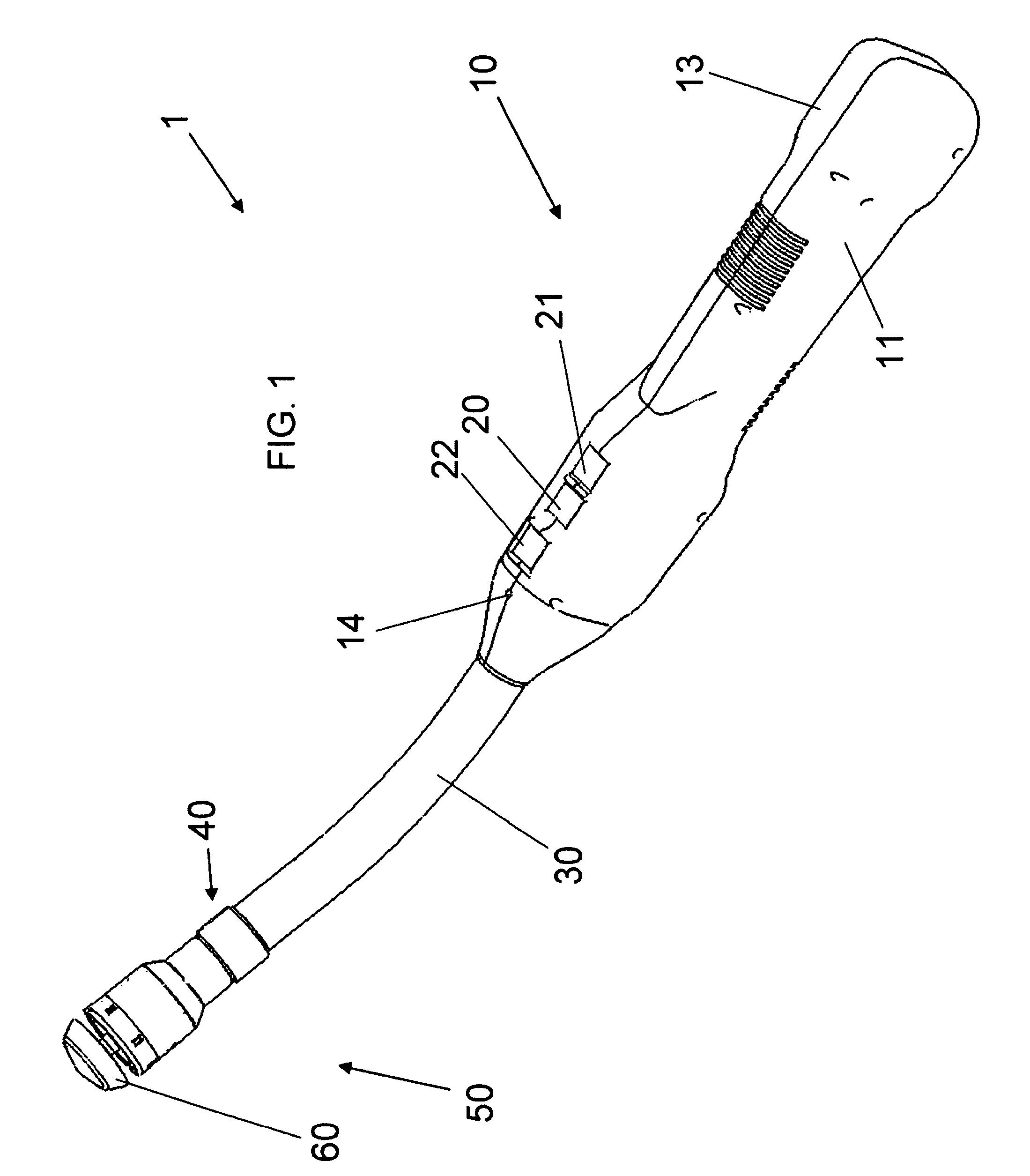 Electrically self-powered surgical instrument with manual release