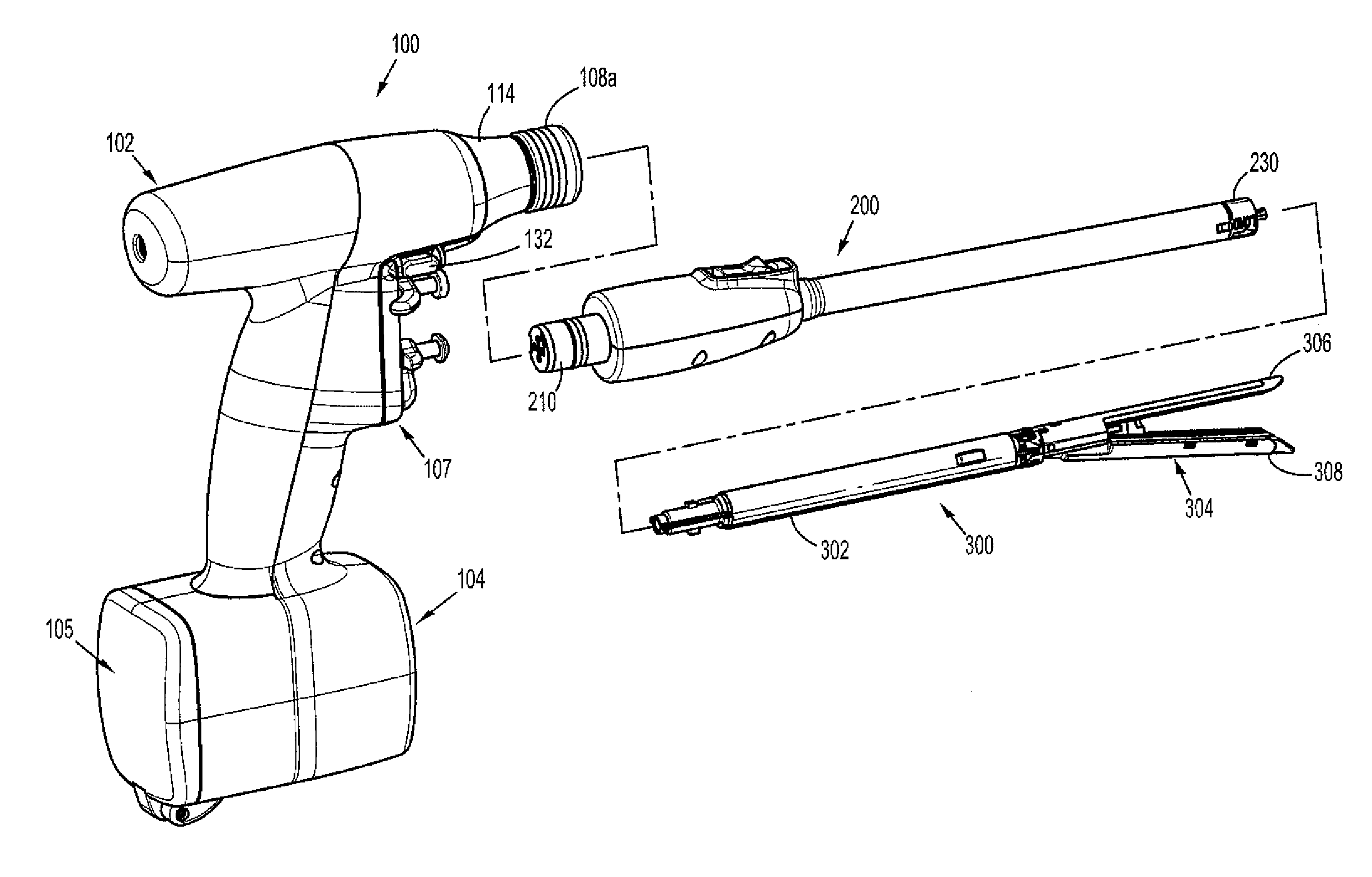 Hand held surgical handle assembly, surgical adapters for use between surgical handle assembly and surgical end effectors, and methods of use