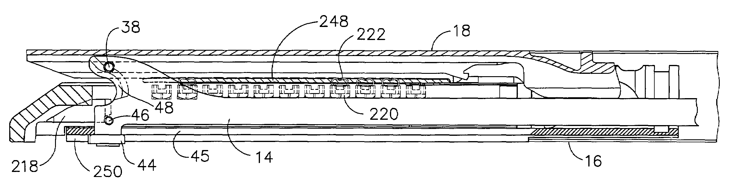 Surgical stapling instrument having a spent cartridge lockout