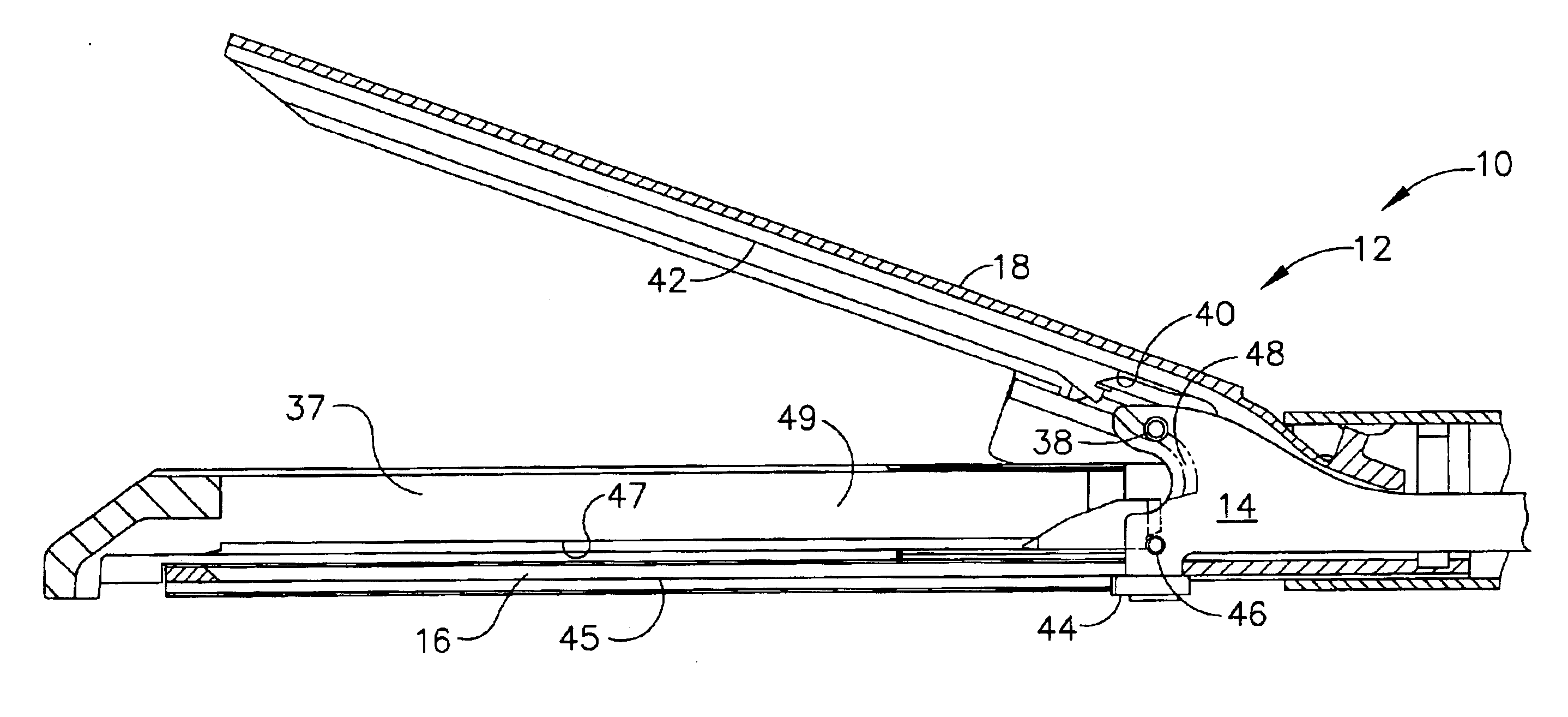 Surgical stapling instrument having a single lockout mechanism for prevention of firing