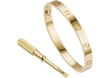 Love Bracelet for women 18K gold plated bracelet with screw driver Non tarnish 17 cm Love Bracelet for women Gold Love Bracel