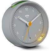 BRAUN/ブラウン 置き時計 アラームクロック グレー BC12G Analog Alarm Clock 正規輸入品 テーブルクロック