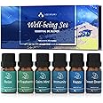 ASAKUKI Essential Oil Blends, Essential Oils Set for Diffusers for Home, Well-Being Gift Kit- Calming, Dreams, Breathe, Relax