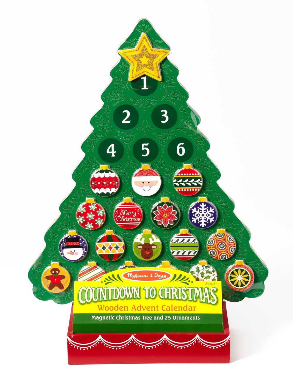 Melissa & Doug Countdown to Christmas Wooden Advent