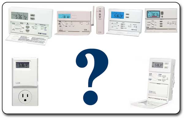 Compare LUX Programmable Thermostats