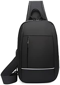 Qiufuyou Crossbody Bag Men, Small Chest Bag One Shoulder Sports Bag Men  Mini Travel Bags Unisex Casual Sling Chest Bag Backbag Crossbody Bags  (Color : Black) Price In Saudi Arabia | Amazon