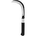 Zenport K310 Brush Clearing Sickle with 9-Inch Carbon Steel Blade and 9-Inch Aluminum Handle - Gardening/Landscaping Hand Sic