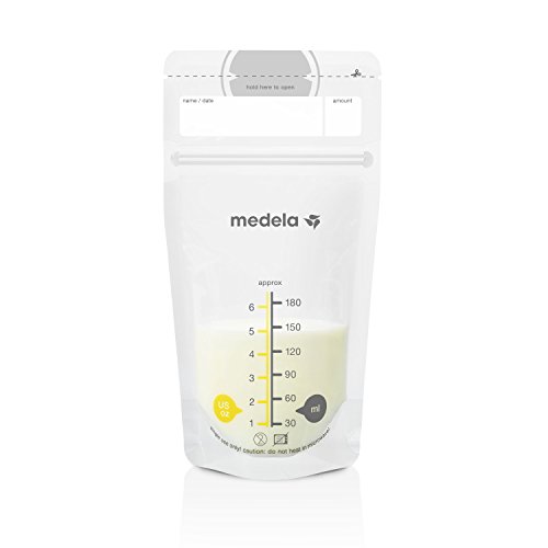 Medela Breastmilk Storage Bags, Ready to Use Breast Milk Storing Bags for Breastfeeding, Self Standing Bag, Space Saving…