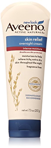 Aveeno Active Naturals Skin Relief Overnight Cream, Fragrance Free, 7.3 Ounce