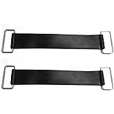 2Pcs Motorcycle Universal Rubber Battery Band Strap Holder Belt for Honda Suzuki