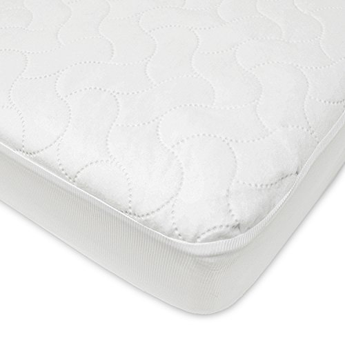 American Baby Company Waterproof Fitted Crib and Toddler Protective Mattress Pad Cover