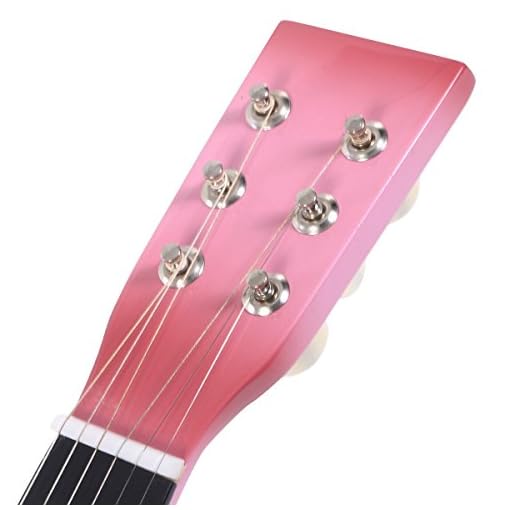 Pink Guitar For Kids 25" Acoustic Beginners - Image 6