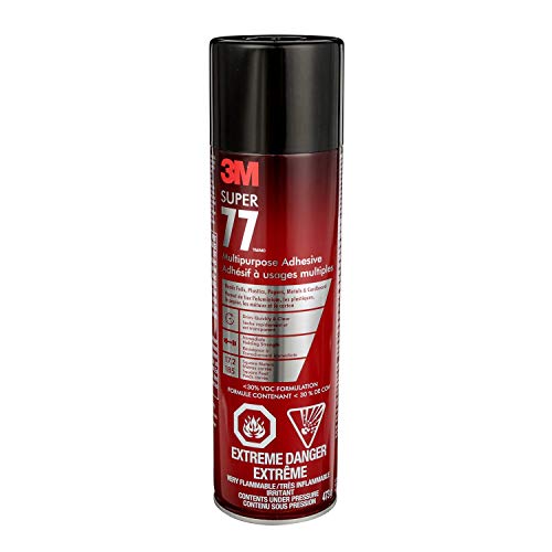 3M 77 Super Multipurpose Adhesive Aerosol, Clear 16.7 Oz. Aerosol Can