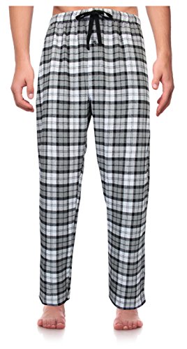 RK Classical Sleepwear Men's 100% Cotton Flannel Pajama Pants, Size XX-Large