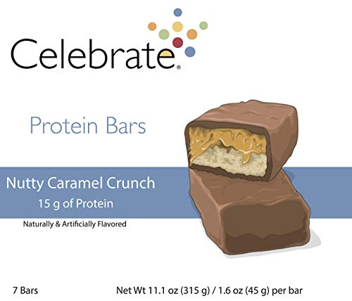 Celebrate Nutty Caramel Crunch Protein Bars – 7 Count