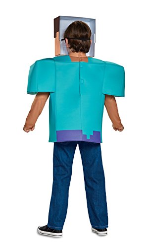 Steve Classic Minecraft Costume, Multicolor, Medium (7-8) - Buy Online ...