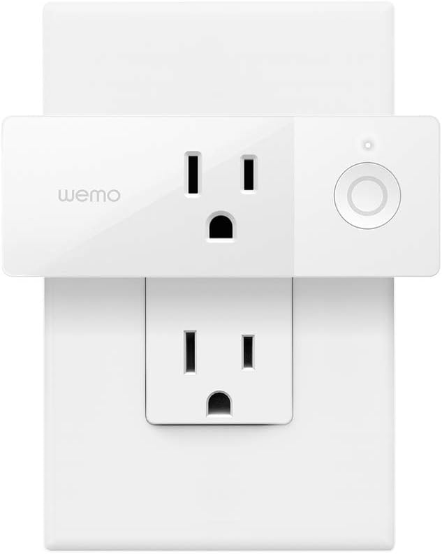 Wemo Mini Smart Plug, 3-pack (Certified Refurbished)