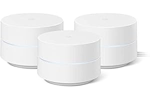 Google Wifi - AC1200 - Mesh WiFi System - Wifi Router - 4500 Sq Ft Coverage - 3 pack