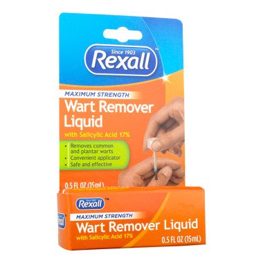 Rexall Maximum Strength Wart Remover Liquid, 0.5 Oz