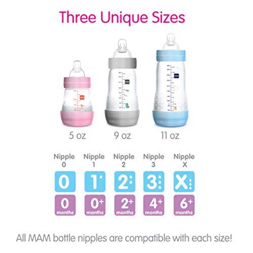 MAM Easy Start Anti-Colic Bottle , Baby Essentials, Medium Flow Bottles ...