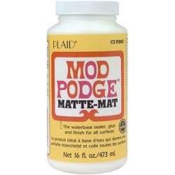 Mod Podge Waterbase Sealer, Glue and Finish (16-Ounce), CS11302 Matte Finish