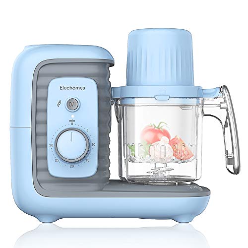 Baby Food Maker, Elechomes 8 in 1 Baby Food Processor Blender Grinder Steamer Warmer, Multifunctional Baby Food Mills…