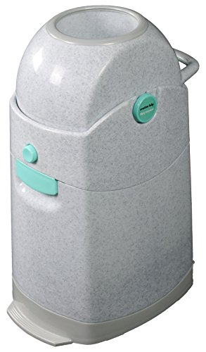 Creative Baby Tidy Diaper Pail, Marble, Marble/Blue/Gray, One Size