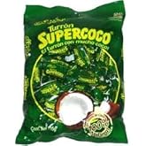 SUPER TURRON SUPERCOCO ALL NATURAL COCONUT CANDY 50 COUNT by Supercoco