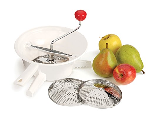 RSVP Classic Rotary Food Mill with Stainless Steel Interchangeable Disks (VEG-3)