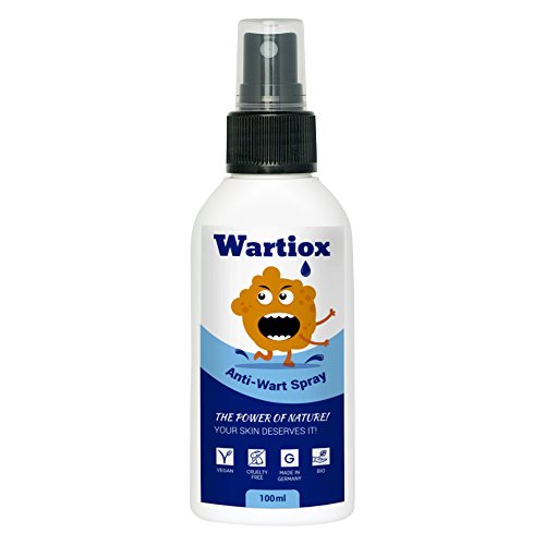 Wart remover by Wartiox | 100 ml spray bottle | Alternative to wart remover freezer | Skin tag remover | Wart removal & Genital wart remover