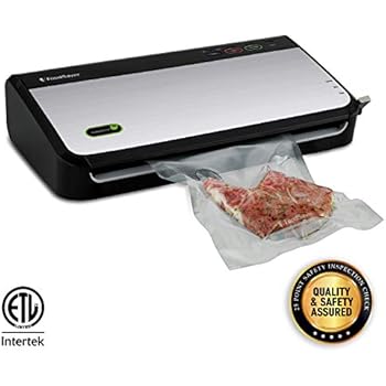 FoodSaver FM2435 Vacuum Sealer Machine with Bonus Handheld Sealer and Starter Kit | Safety Certified | Silver