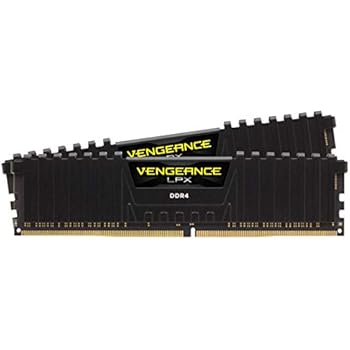 Corsair Vengeance LPX 16GB (2 X 8GB) DDR4 3600 (PC4-28800) C18 1.35V Desktop Memory - Black