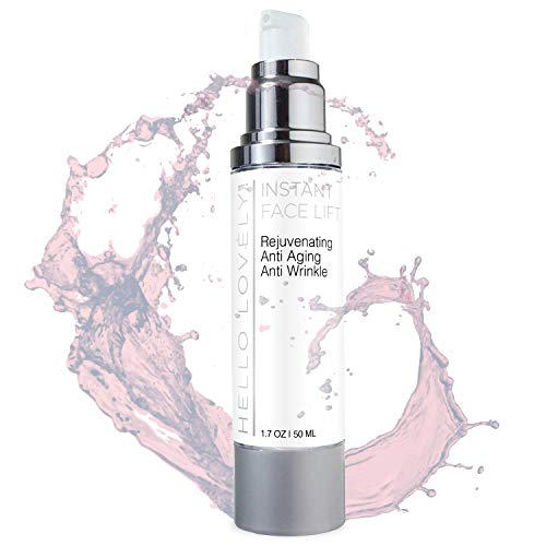 Hydrating Face Lift Cream & Firming Moisturizer 50ml - Immediately Lifts, Tightens & Firms Aged and Dry Skin, Fine Lines, Wrinkles, Serum Helps Lift, Firm, Soften & Smooth Skin - 1.7oz Unscented