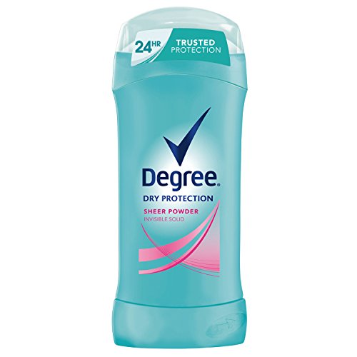 DEGREE Sheer Powder Antiperspirant Deodorant Stick, Blue, 2.6 Oz