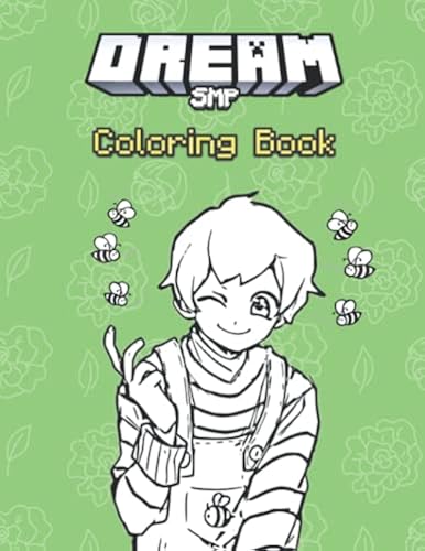 Dream SMP Coloring Book: A Creative Dream SMP Colouring Book For Dream ...