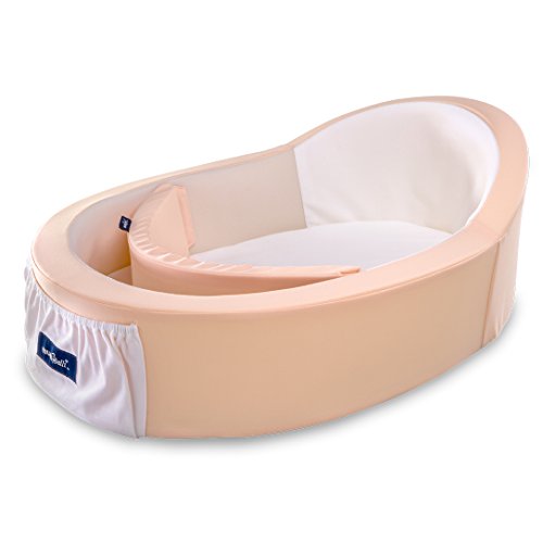 Mumbelli – The only Womb-Like and Adjustable Infant Bed. Light Blue Patented Design, Safety Tested, Reflux Wedge…