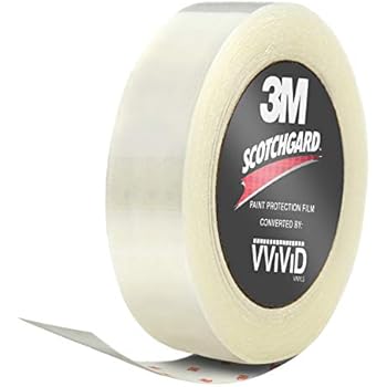 3M Clear Scotchgard Paint Protector Vinyl Wrap 2 Inch Wide Tape Roll (2 Inch x 96 Inch)