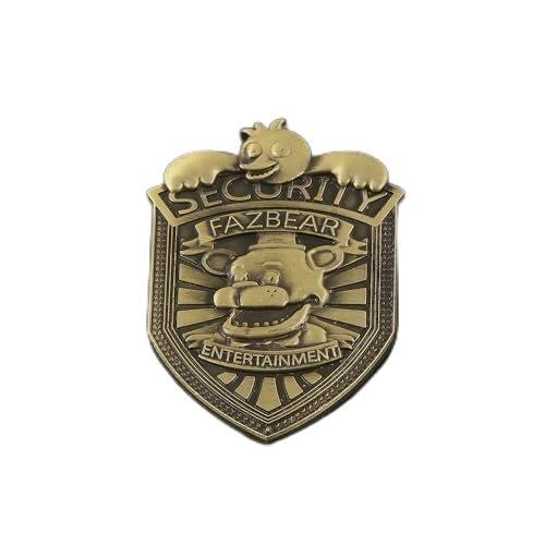 Mua Fnaf Security Badge Metal Pin, Pendant Necklace Fazbear, Chica ...