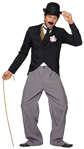 1920s Men’s Costumes: Gatsby, Gangster, Peaky Blinders, Mafia 1920s Star Costume with Jacket Trousers Mock Waistcoat and Tie  AT vintagedancer.com