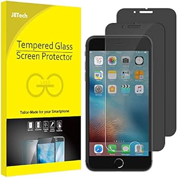 JETech Privacy Screen Protector for Apple iPhone 7 and iPhone 8, Anti-Spy Tempered Glass Film, 2-Pack