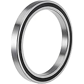 uxcell 6815-2RS Deep Groove Ball Bearings 75mm Inner Dia 95mm OD 10mm Bore Double Shielded Chrome Steel Z2