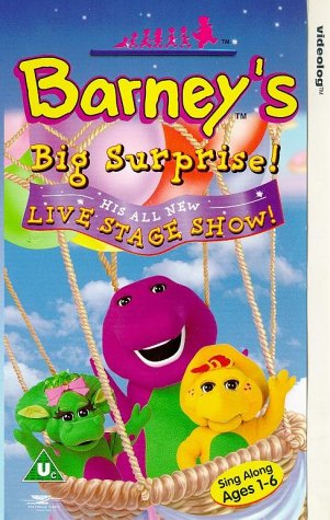 Barney: Barney's Big Surprise! His All New Live Stage Show [VHS]- Buy ...