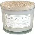 Sand + Fog Scented Candle - Tahitian Vanilla – Additional Scents and Sizes – 100% Cotton Lead-Free Wick - Luxury Air Fresheni