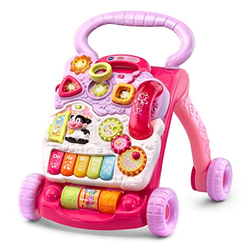 VTech Sit-to-Stand Learning Walker , Pink (Amazon Exclusive)