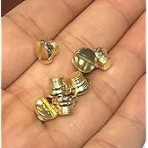 4 x Taurus PT Grip Screws Series Gold Plated PT Carbon Steel Slotted Grip Screws