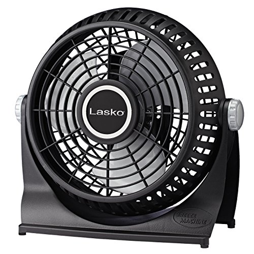 Lasko 507 10-Inch Breeze Machine Floor or Table Fan, Black, 1-Pack