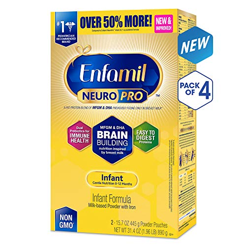 Enfamil NeuroPro Baby Formula, Triple Prebiotic Immune Blend with 2’FL HMO & Expert Recommended Omega-3 DHA, Inspired by…