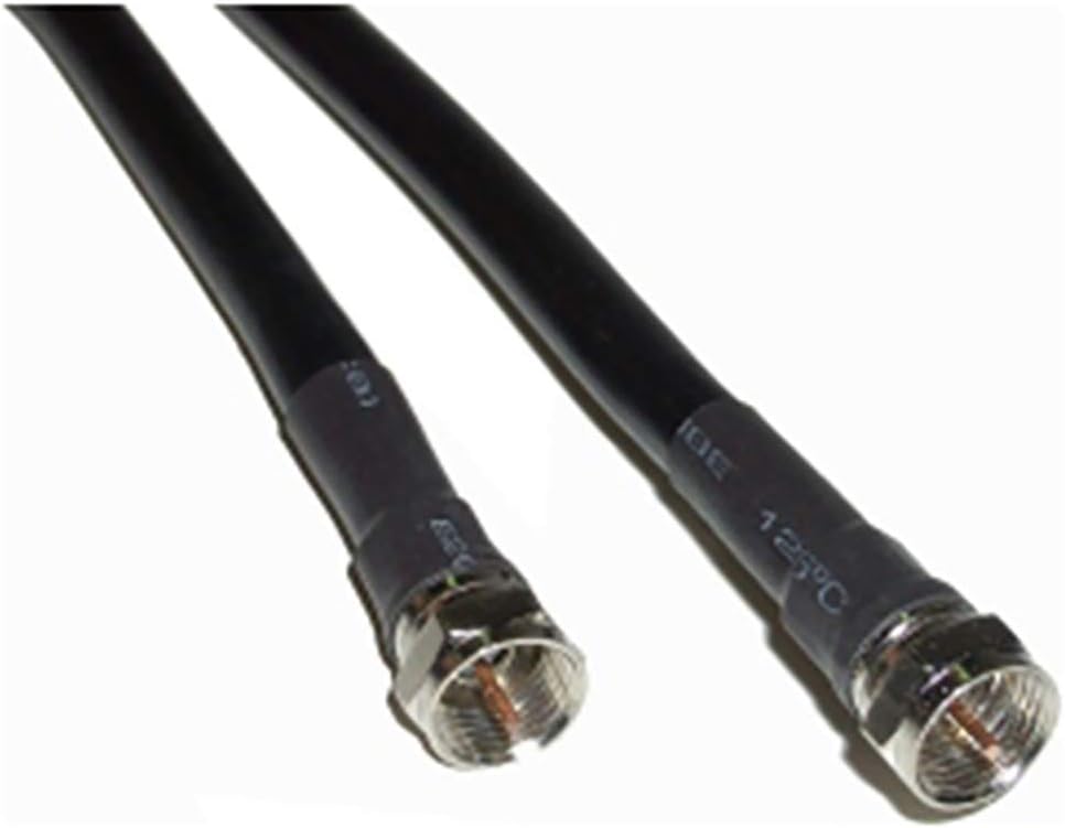 Cablematic - Cable coaxial RG6U F macho a F macho de 10m: Amazon.es: Electrónica