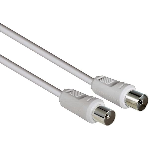 Alargador cable de antena clavija Tv 3 metros television tele cable coaxial: Amazon.es: Industria, empresas y ciencia