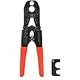 iCrimp 1/2 and 3/4-inch Combo Pex Pipe Crimping Tool for Copper Ring with Gauge meets ASTM 1807 Standard-manufactured by IWIS